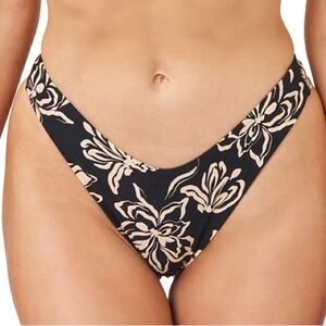 L SPACE Camacho Bottom Classic Floral Print Size Medium